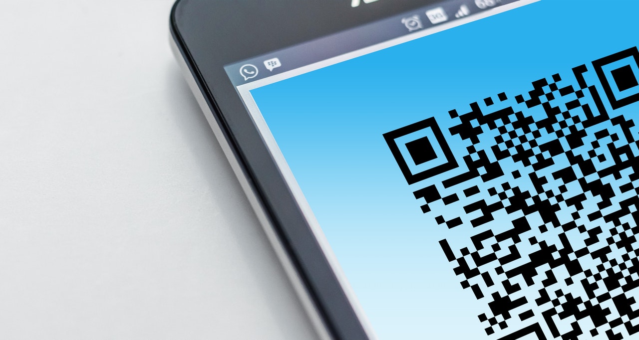 qr code sur la carte de visite pro